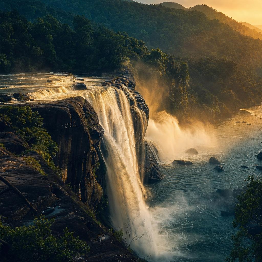 Vagamon • Athirappilly — Rolling meadows and Kerala's grandest waterfall.